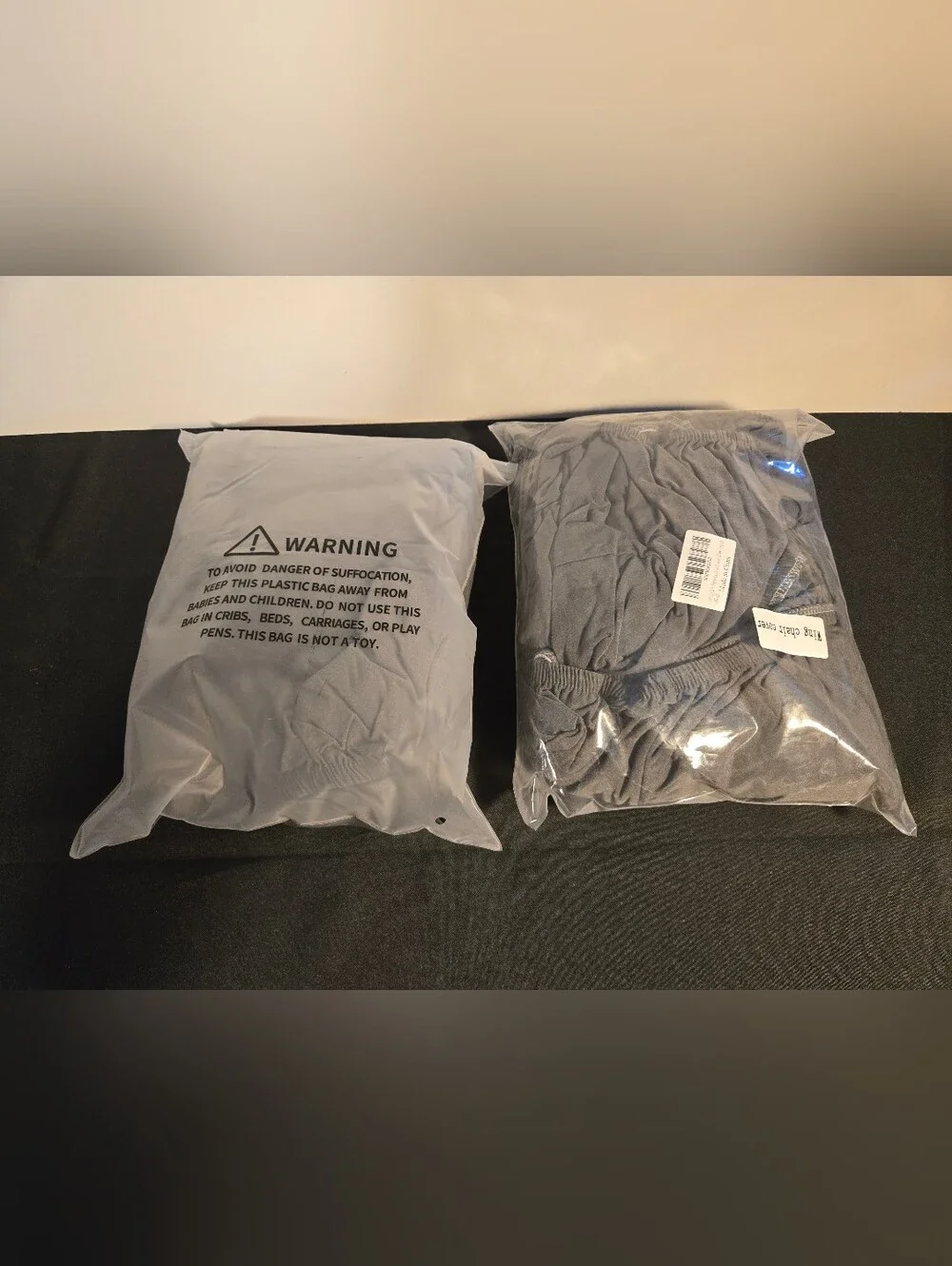 Gray Stretch Wing Chair Slipcovers [Set Of 2]